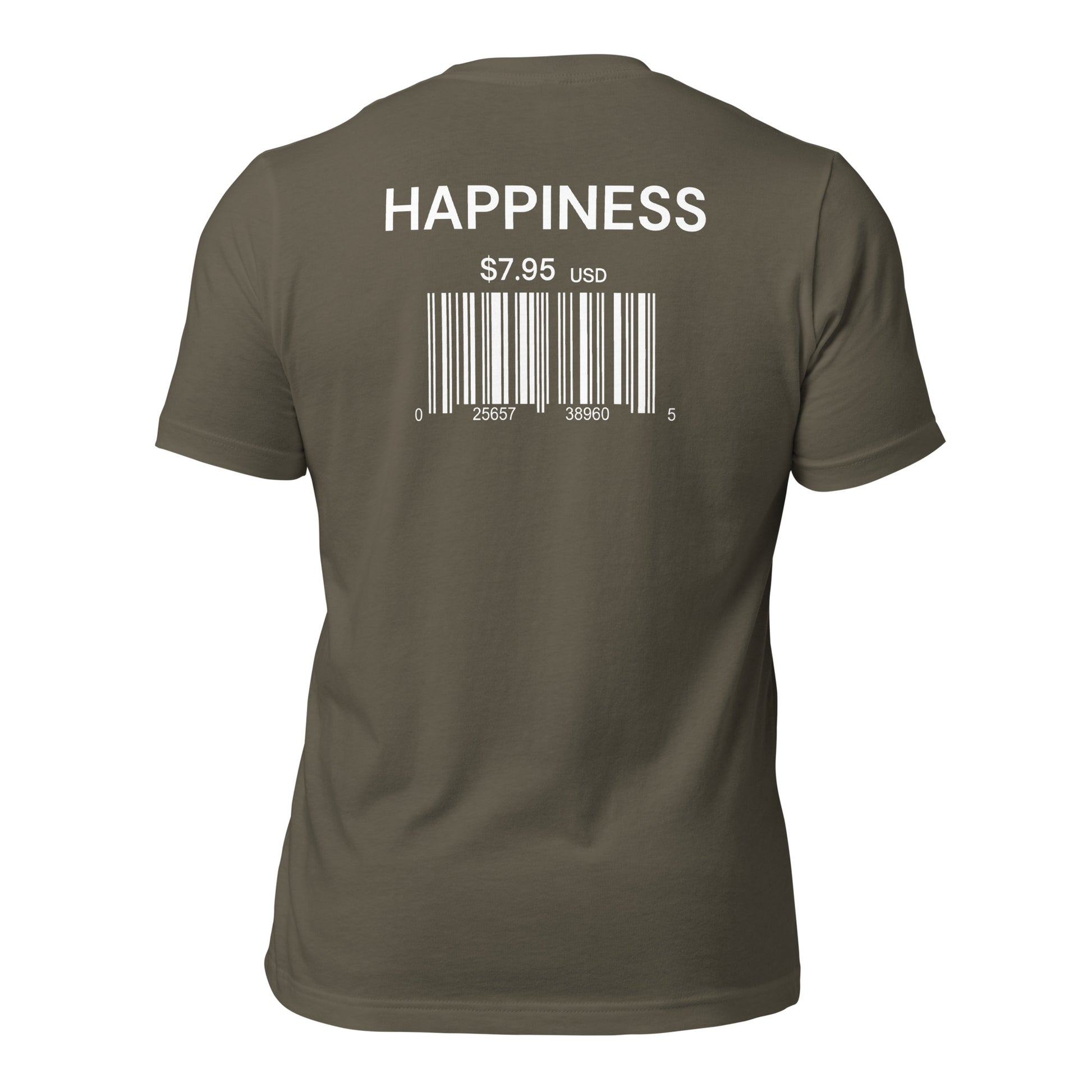 a army t-shirt with sarcastic , happiness scan text and smile on it