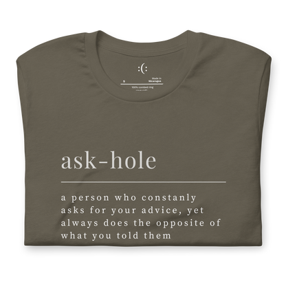 T-Shirt - ASK HOLE