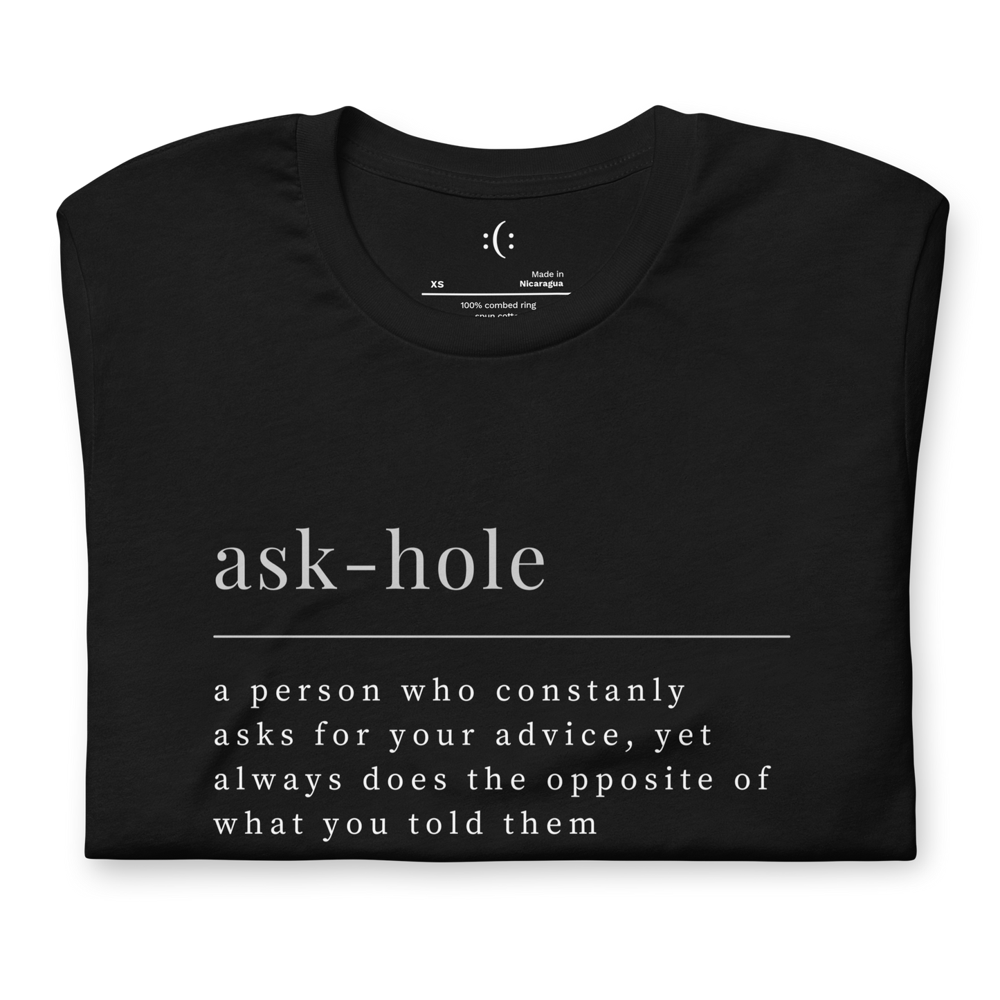 T-Shirt - ASK HOLE